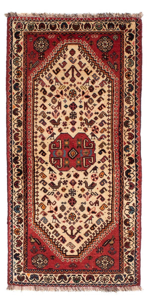 Perzisch Tapijt - Nomadisch - 154 x 77 cm - beige