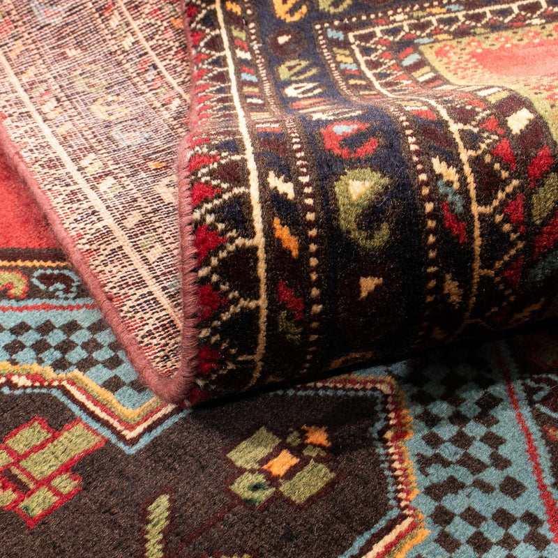 Perzisch Tapijt - Nomadisch - 192 x 134 cm - donkerrood