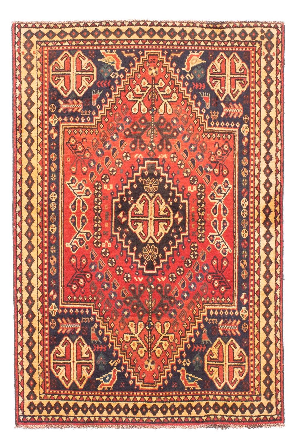 Perzisch Tapijt - Nomadisch - 144 x 96 cm - rood