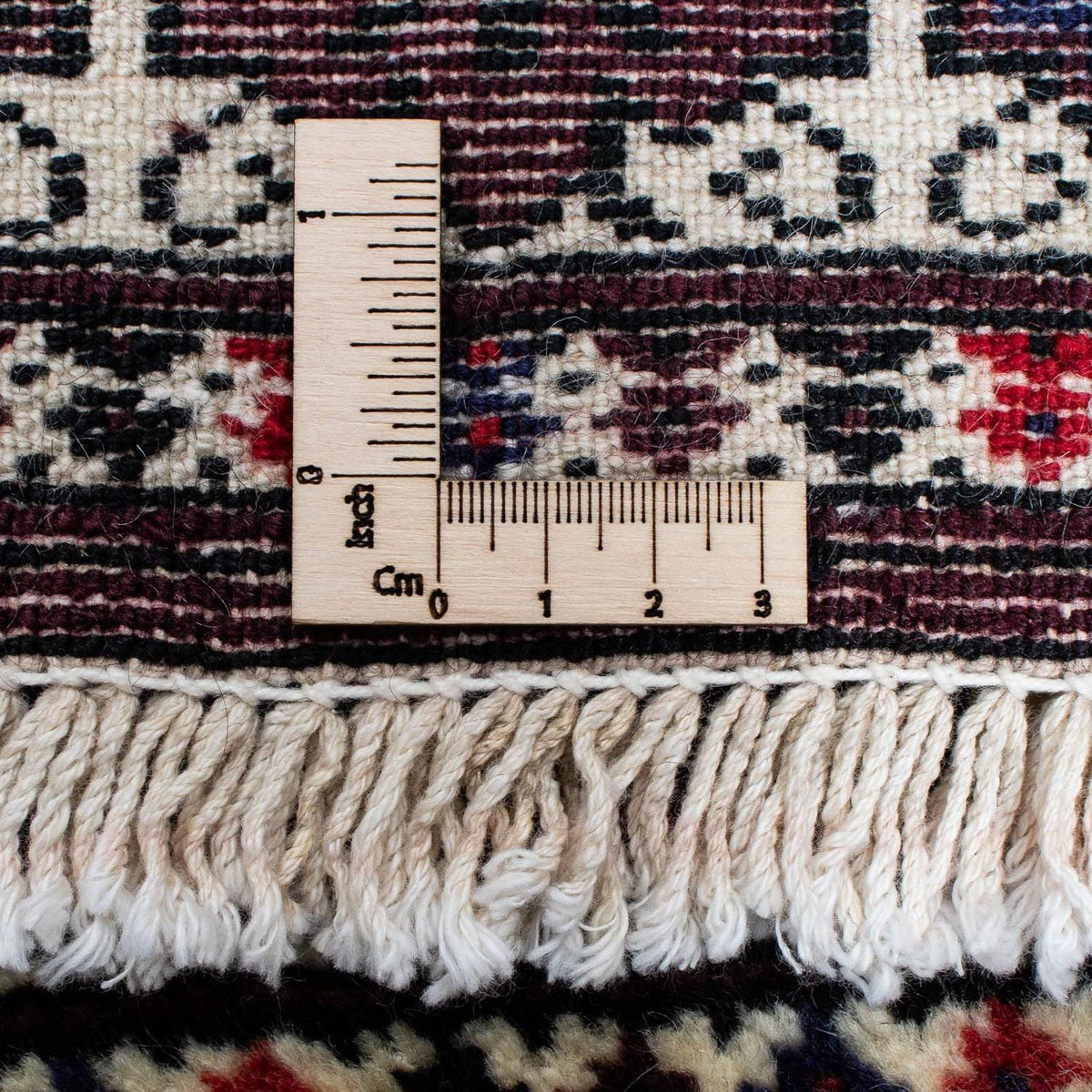 Turkaman tapijt - 133 x 86 cm - veelkleurig