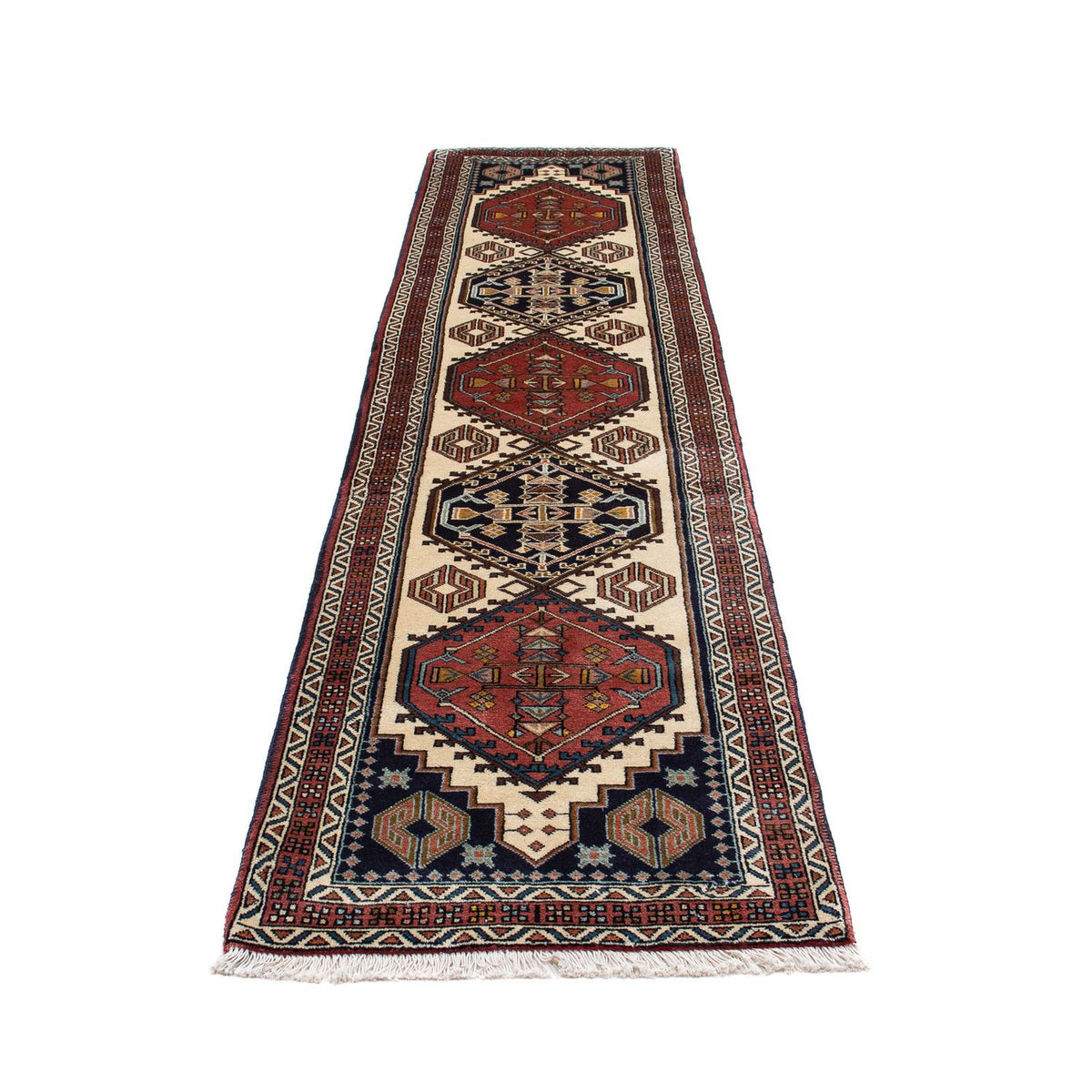 Loper Perzisch Tapijt - Nomadisch - 287 x 67 cm - beige