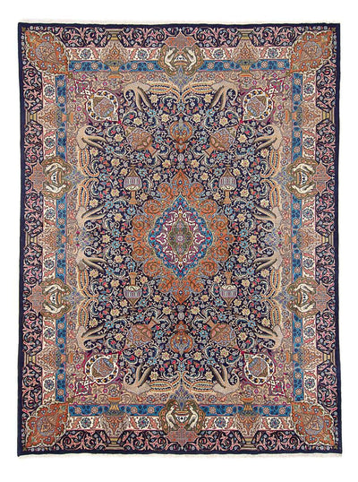 Kashmar Tapijt 298x394cm - Perzisch tapijt - donkerblauw
