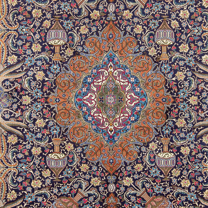 Perzisch tapijt - Klassiek - 394 x 298 cm - donkerblauw