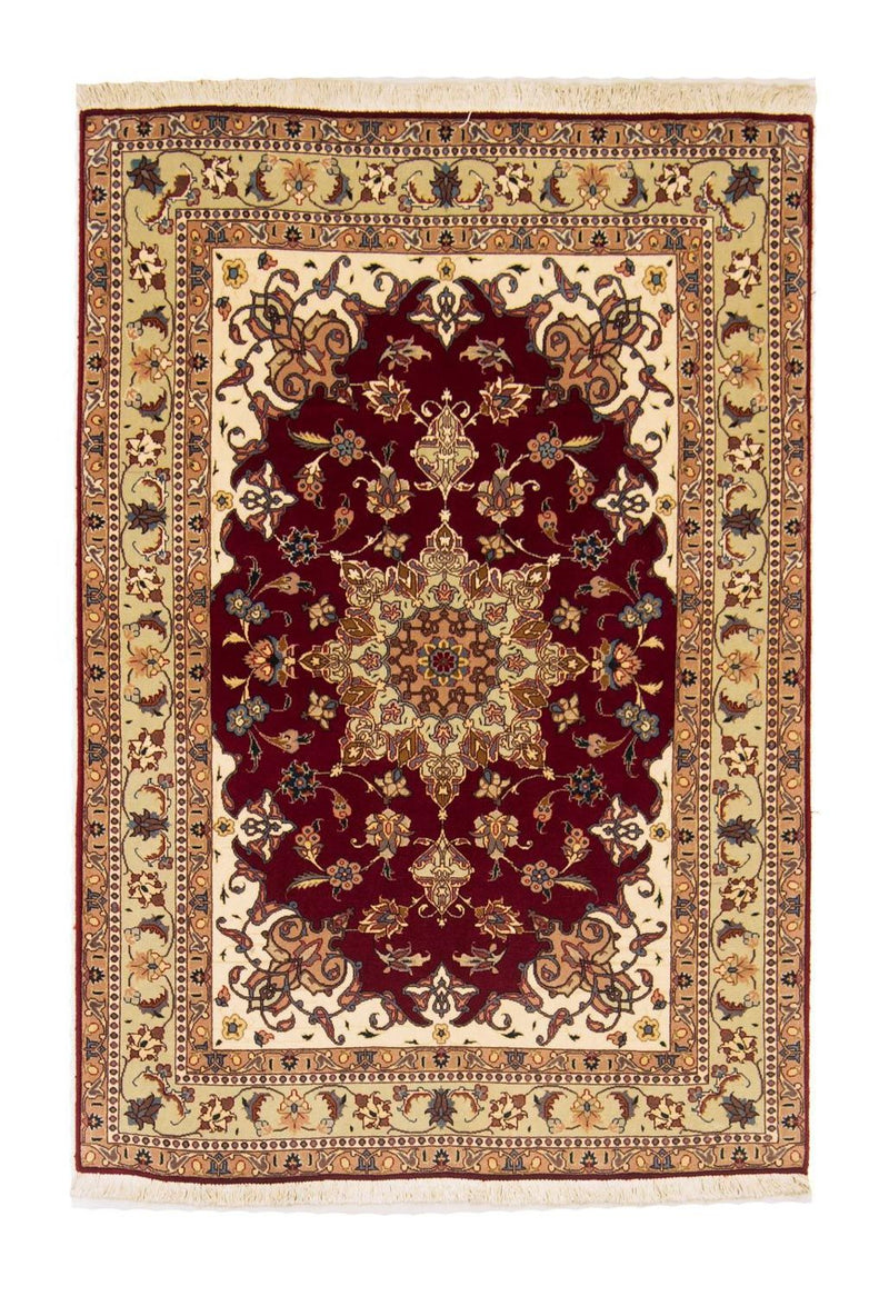 Perzisch tapijt - Tabriz - Royal - 148 x 103 cm - rood