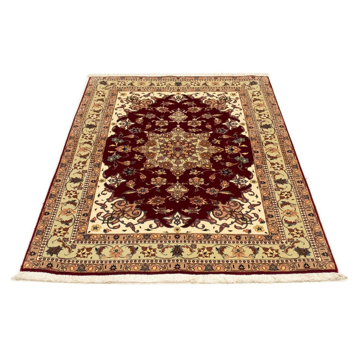 Perzisch tapijt - Tabriz - Royal - 148 x 103 cm - rood