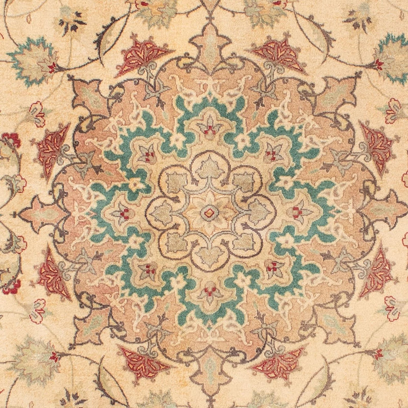 Perzisch tapijt - Tabriz - Royal - 203 x 156 cm - lichtbruin