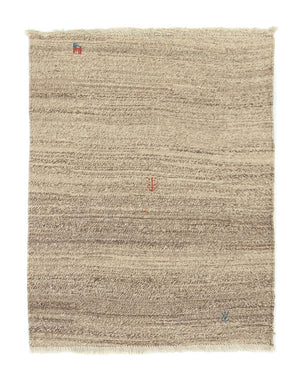 Gabbeh tapijt - Perzisch - 105 x 83 cm - beige