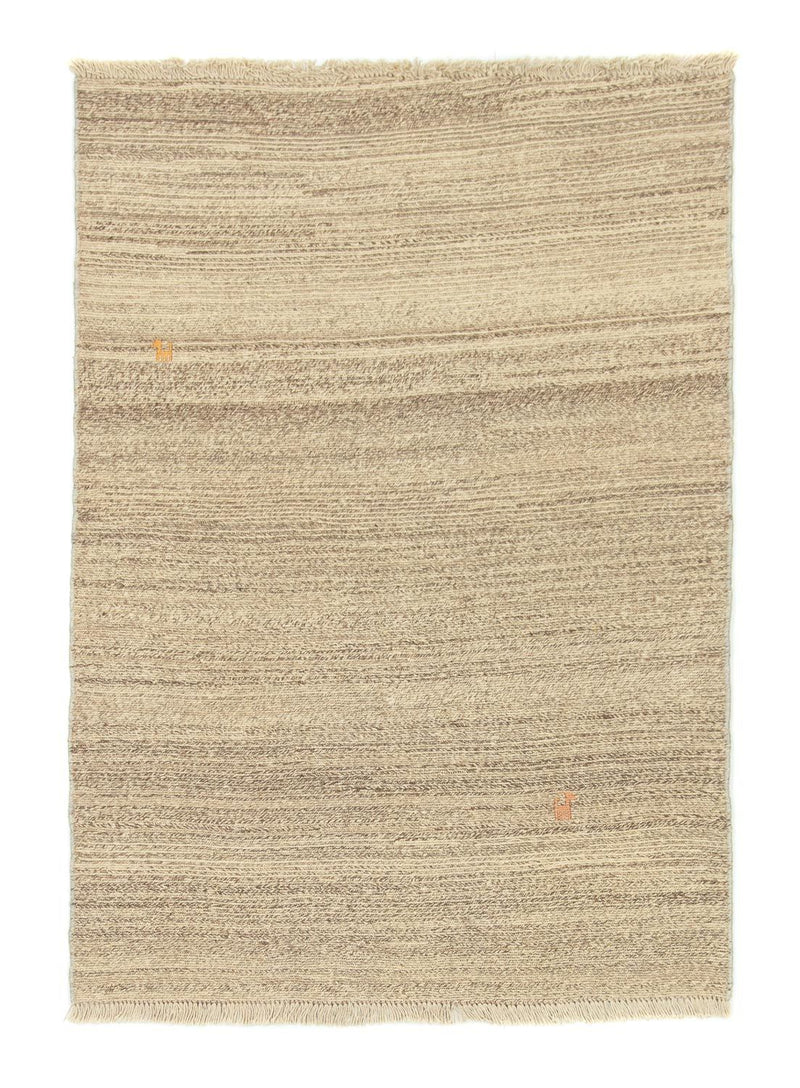 Gabbeh tapijt - Perzisch - 140 x 101 cm - beige