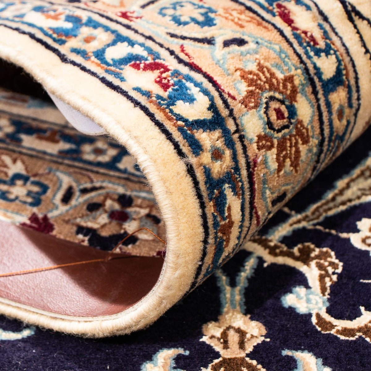 Perzisch tapijt - Nain - Premium - 264 x 172 cm - donkerblauw