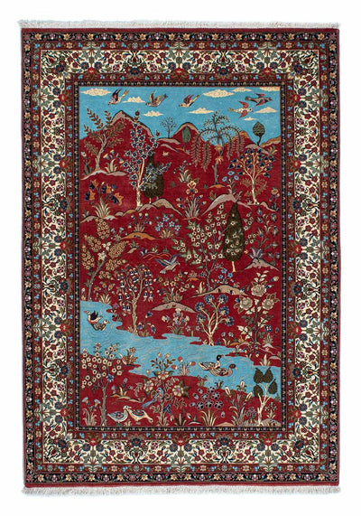 Qom Tapijt 138x203cm - Perzisch tapijt