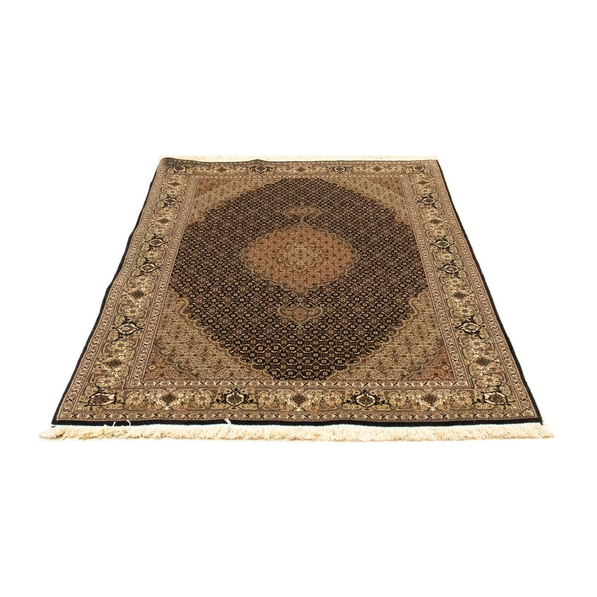 Perzisch tapijt - Tabriz - Royal - 153 x 105 cm - donkerblauw