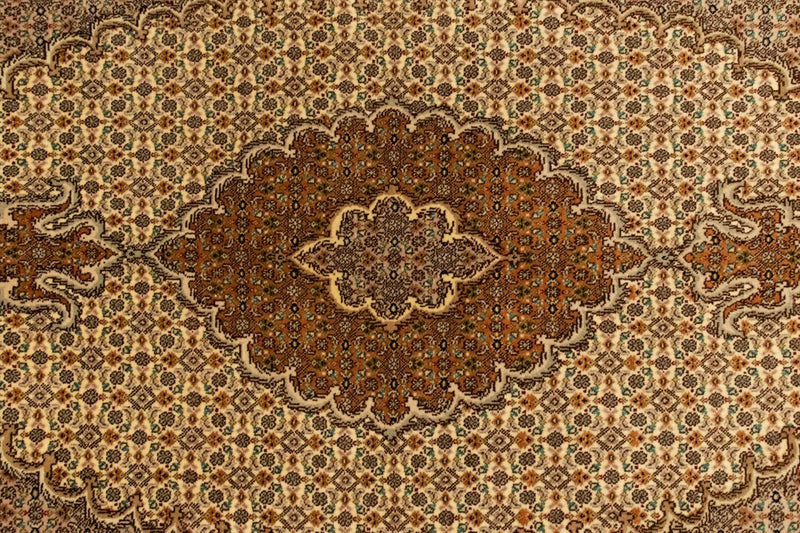 Perzisch tapijt - Tabriz - 163 x 100 cm - donker beige