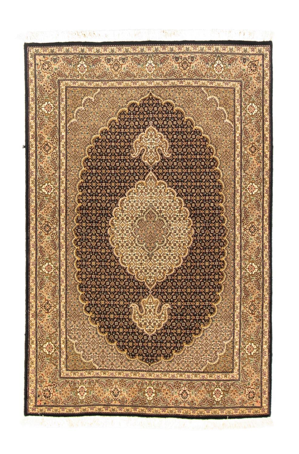 Perzisch tapijt - Tabriz - Royal - 150 x 100 cm - donkerblauw