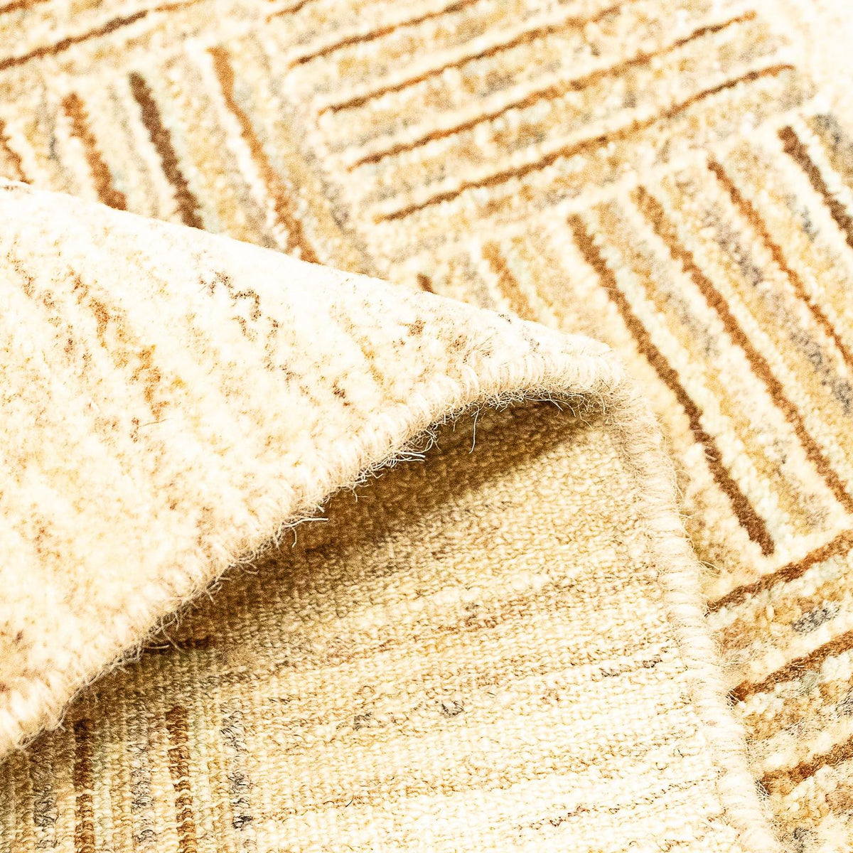 Gabbeh tapijt - Indus - 97 x 62 cm - beige