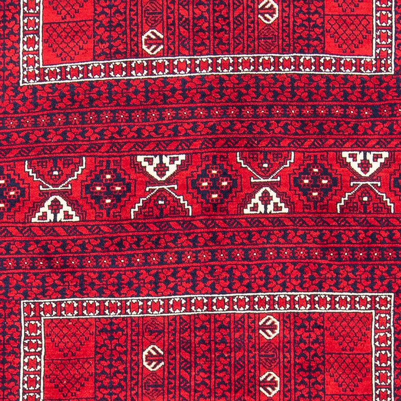 Turkaman tapijt - 233 x 157 cm - donkerrood