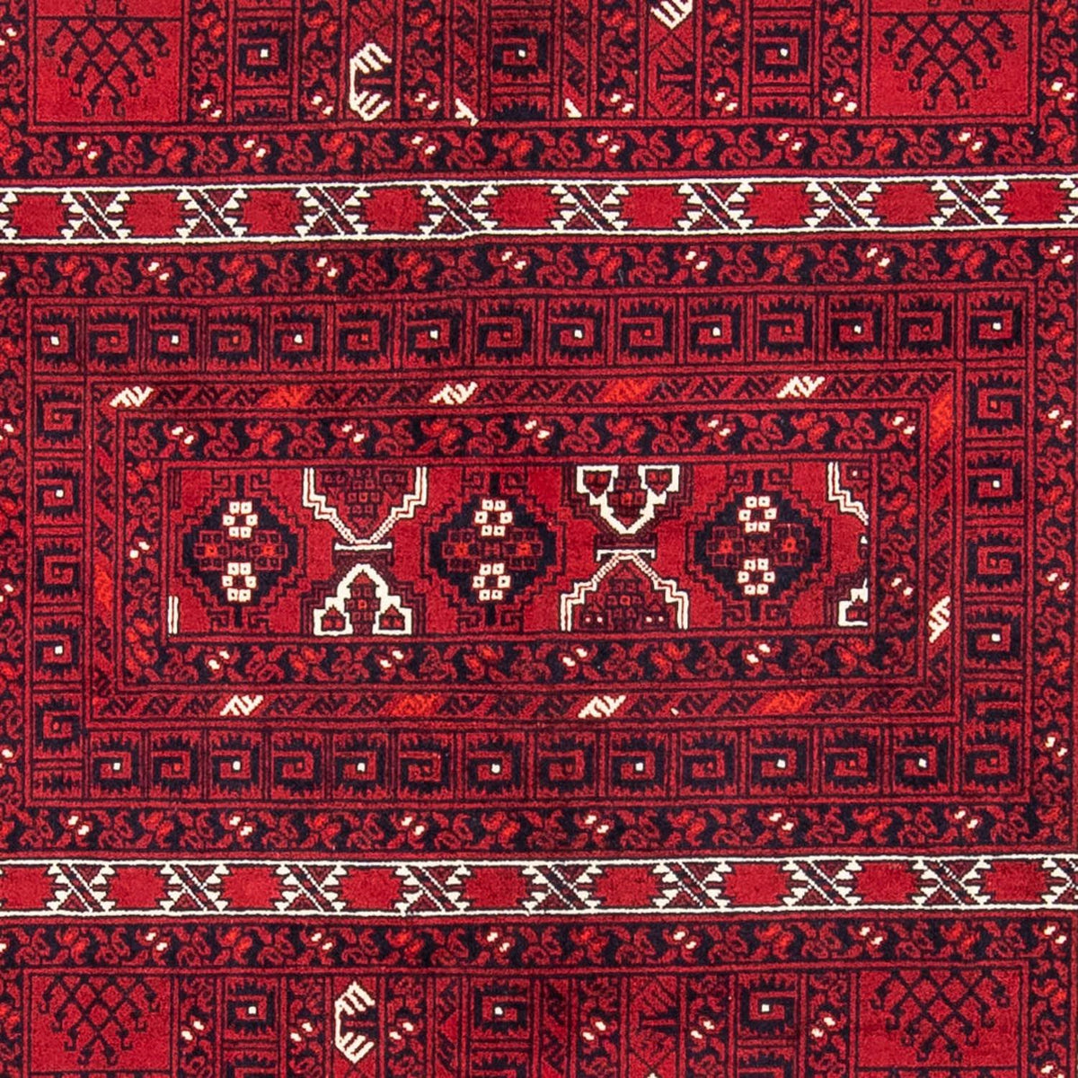 Turkaman tapijt - 246 x 157 cm - donkerrood