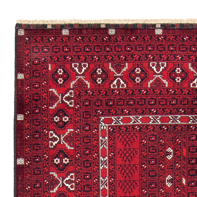 Turkaman tapijt - 246 x 157 cm - donkerrood