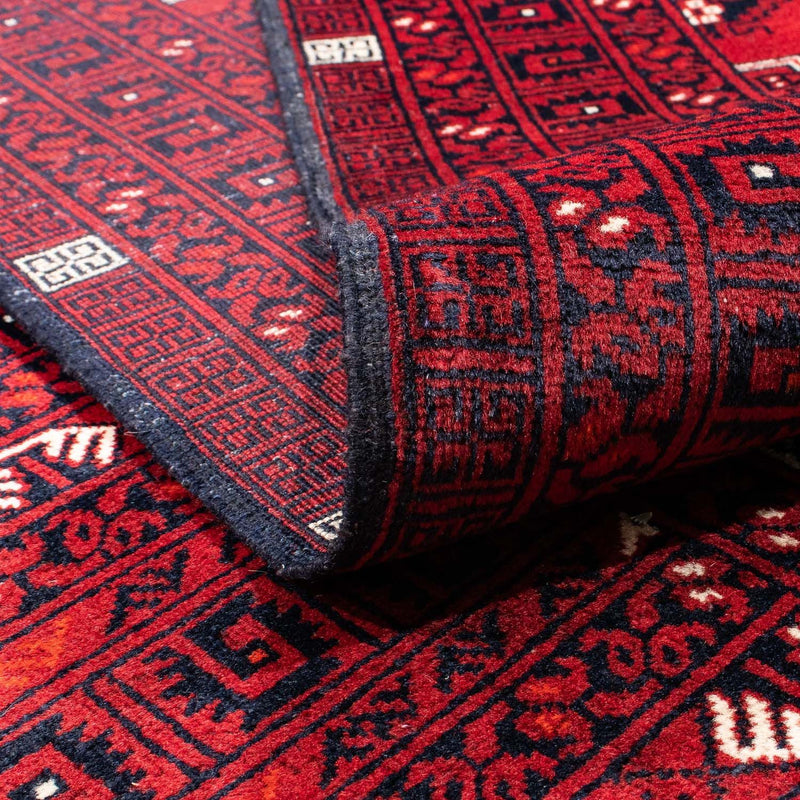 Turkaman tapijt - 246 x 157 cm - donkerrood