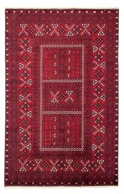 Turkaman tapijt - 246 x 159 cm - donkerrood