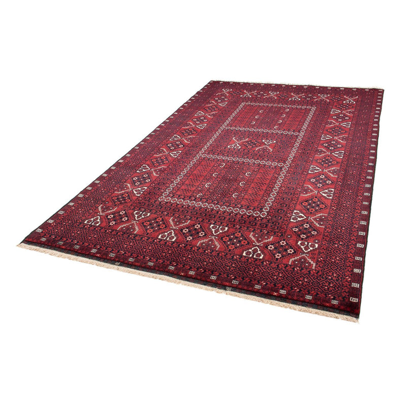 Turkaman tapijt - 246 x 159 cm - donkerrood
