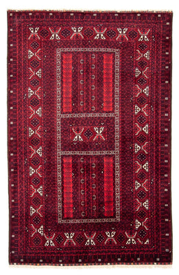 Turkaman tapijt - 246 x 160 cm - donkerrood