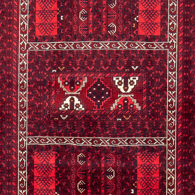 Turkaman tapijt - 246 x 160 cm - donkerrood
