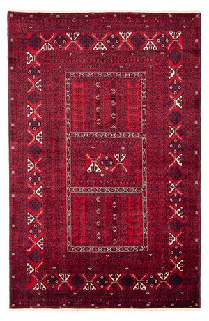 Turkaman tapijt - 240 x 157 cm - donkerrood