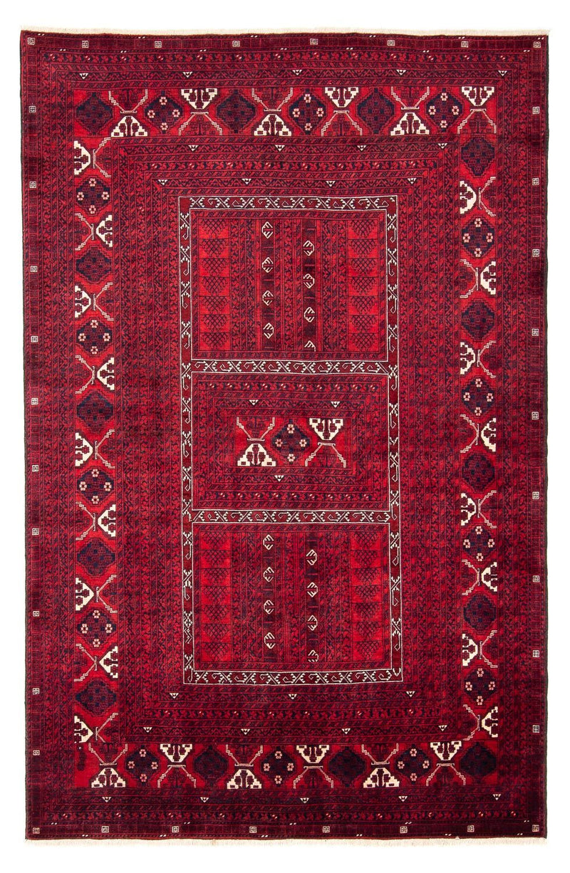 Turkaman tapijt - 240 x 157 cm - donkerrood