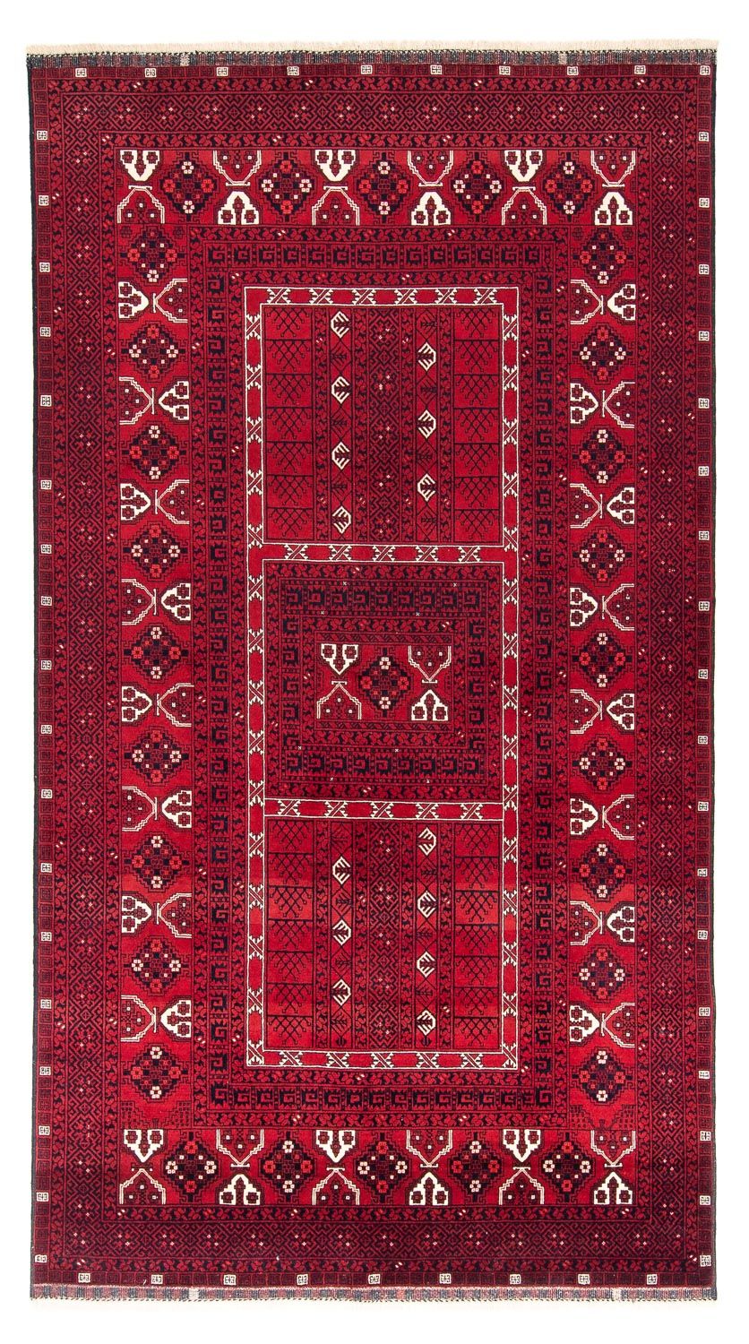 Turkaman tapijt - 255 x 151 cm - donkerrood