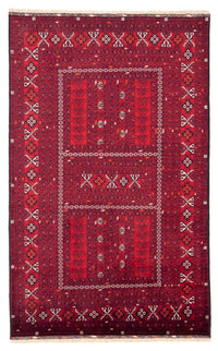 Turkaman tapijt - 245 x 158 cm - donkerrood