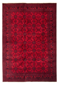 Afghaans tapijt - 287 x 202 cm - donkerrood