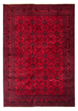 Afghaans tapijt - 287 x 202 cm - donkerrood