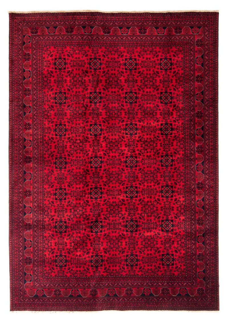 Afghaans tapijt - 287 x 202 cm - donkerrood