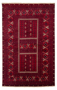 Turkaman tapijt - 244 x 158 cm - donkerrood