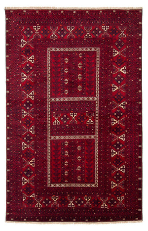 Turkaman tapijt - 244 x 158 cm - donkerrood