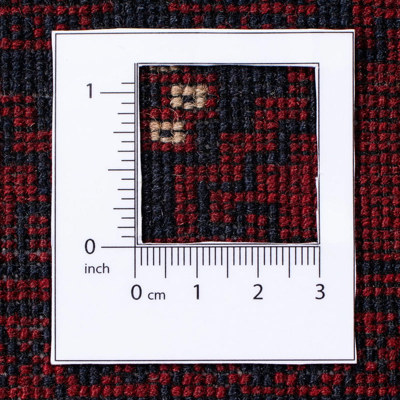 Turkaman tapijt - 244 x 158 cm - donkerrood