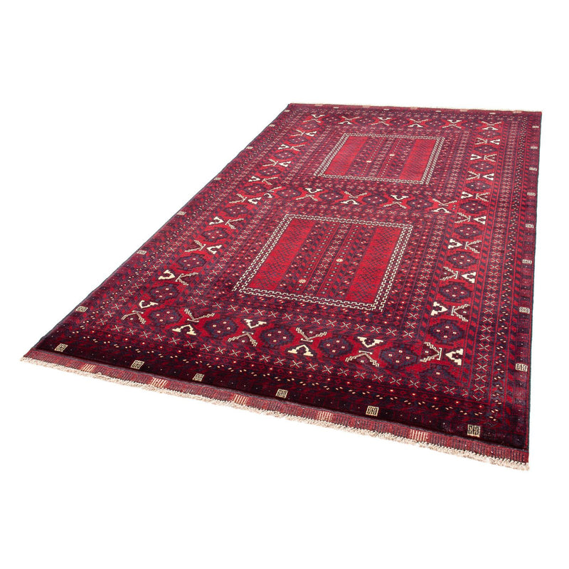 Turkaman tapijt - 245 x 156 cm - donkerrood