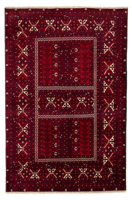Turkaman tapijt - 237 x 156 cm - donkerrood