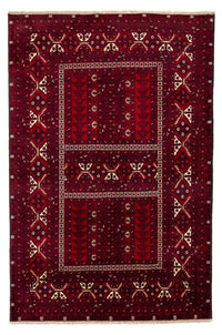 Turkaman tapijt - 237 x 156 cm - donkerrood