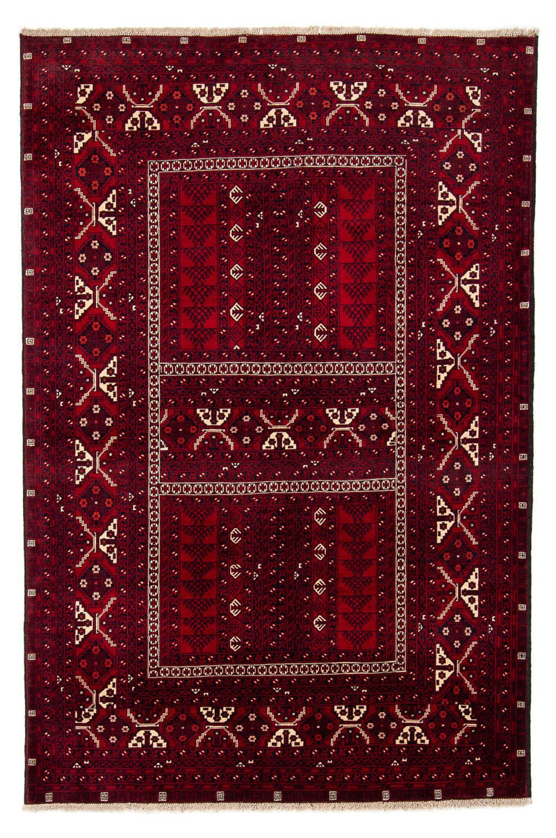 Turkaman tapijt - 237 x 156 cm - donkerrood