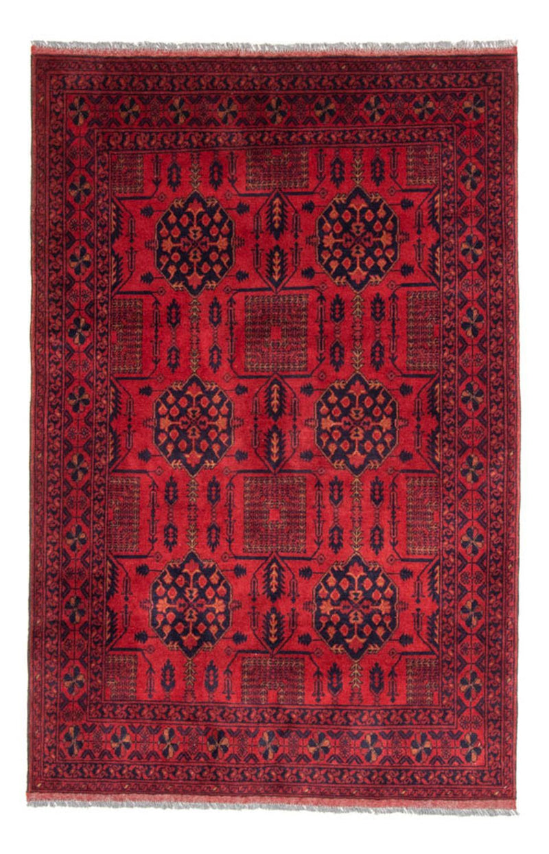 Afghaans tapijt - Kunduz - 196 x 130 cm - rood