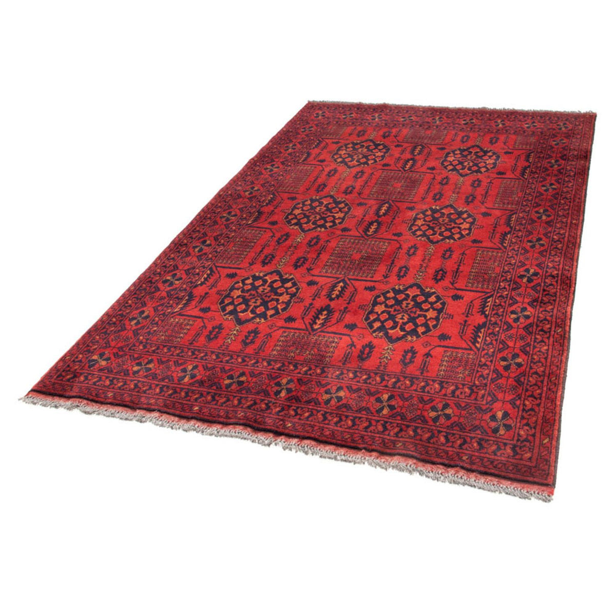 Afghaans tapijt - Kunduz - 196 x 130 cm - rood
