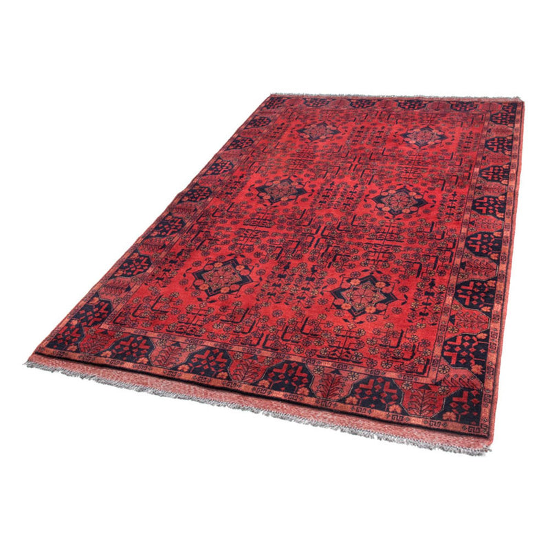 Afghaans tapijt - Kunduz - 200 x 130 cm - rood