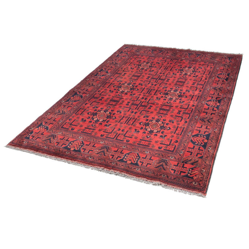 Afghaans tapijt - Kunduz - 190 x 130 cm - rood