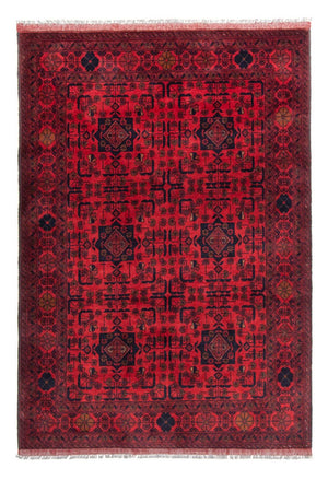 Afghaans tapijt - Kunduz - 190 x 128 cm - rood