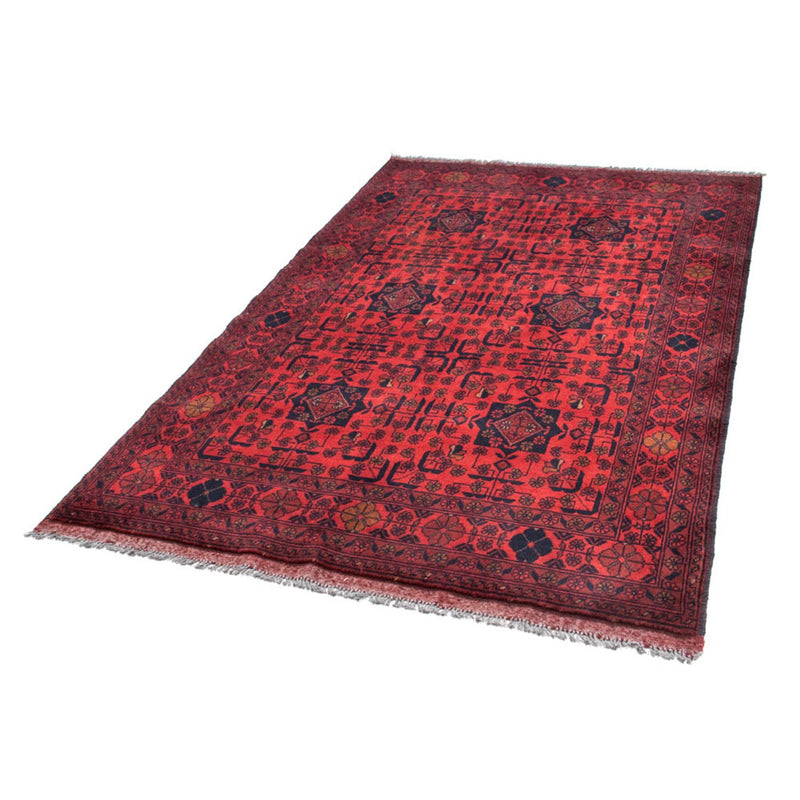 Afghaans tapijt - Kunduz - 190 x 128 cm - rood