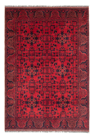 Afghaans tapijt - Kunduz - 193 x 129 cm - rood