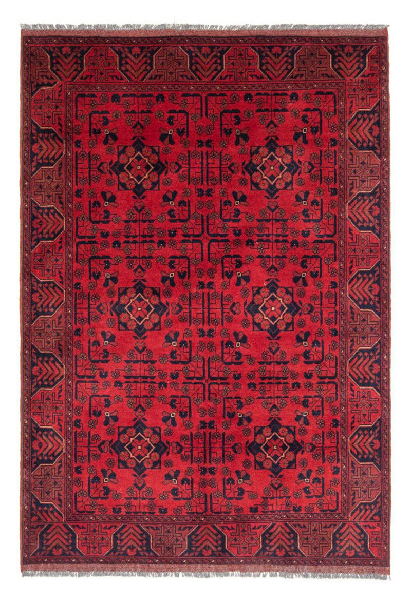 Afghaans tapijt - Kunduz - 193 x 129 cm - rood