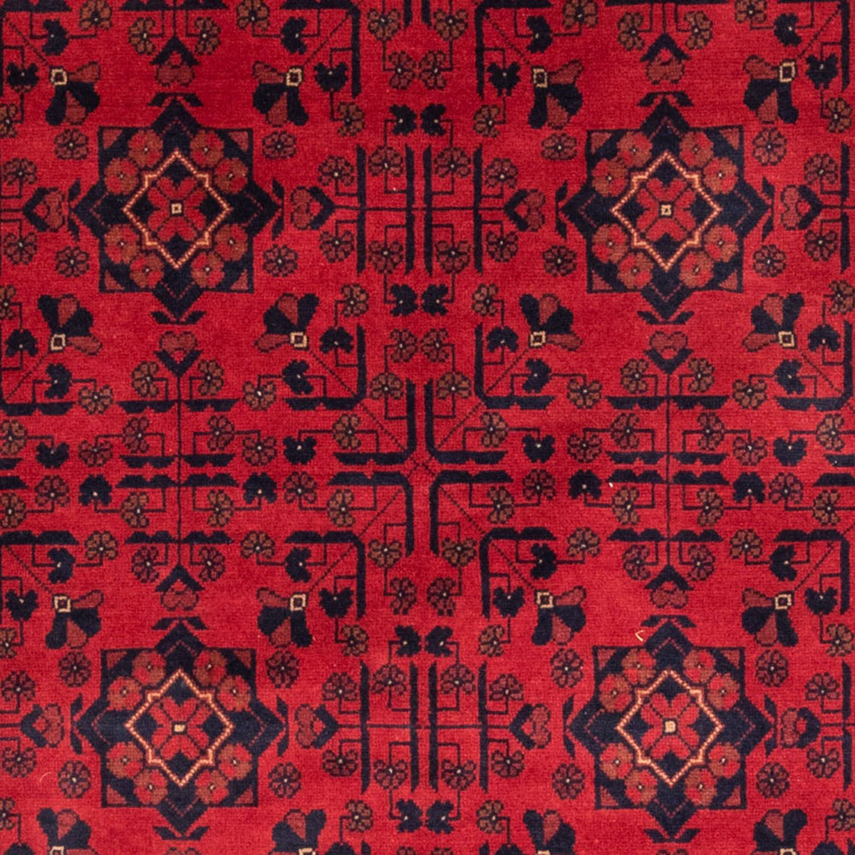 Afghaans tapijt - Kunduz - 193 x 129 cm - rood