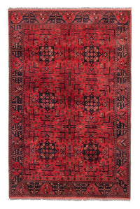 Afghaans tapijt - Kunduz - 193 x 129 cm - rood